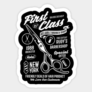 Barber Shop Sticker